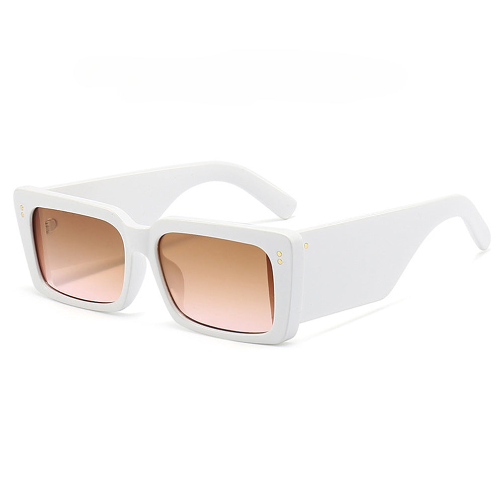Wholesale Big Frame Square Thick Leg PC Sunglasses